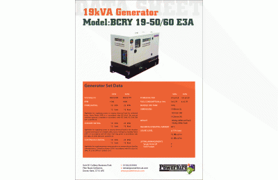19kVA Generator Hire [Broadcrown]
