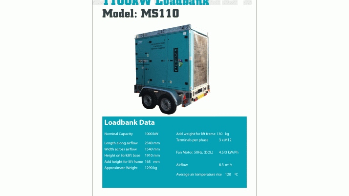 1100kW Loadbank