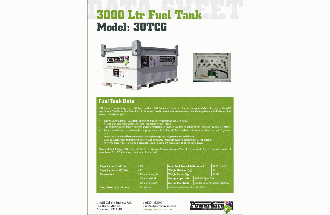 3000ltr Fuel Tank