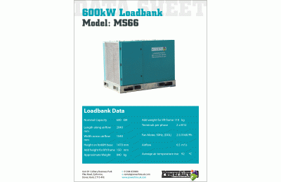 600kW Loadbank