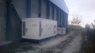 Temporary Generator Power for UK Concrete Company