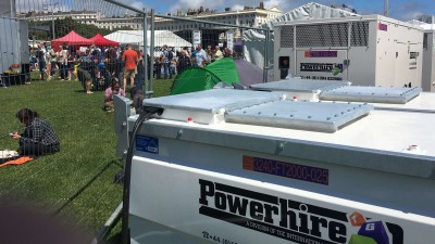 Generator Power for Brighton’s Charity Beach Festival