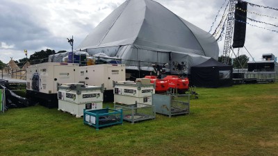 Rental Generators Power Live Music at Wilderness