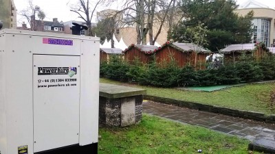 Generator Hire for Christmas Market in Royal Kingston
