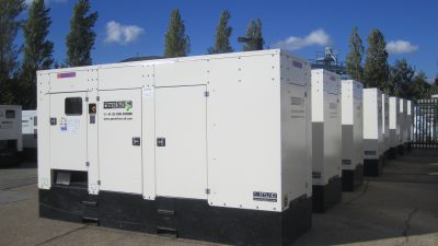 300kVA Prime Rated Generator powers LED billboard