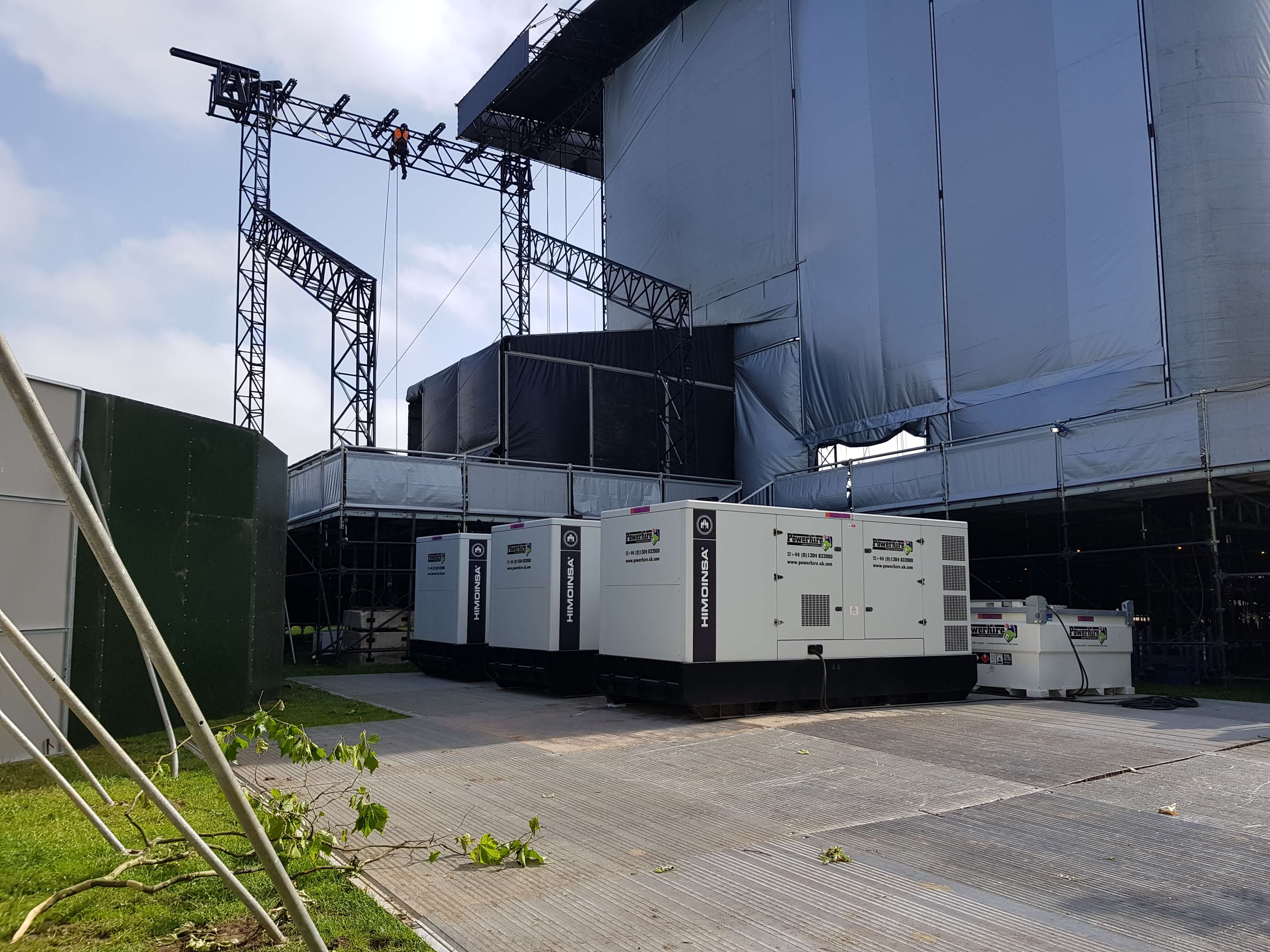 Event generators for two London music events Powerhire