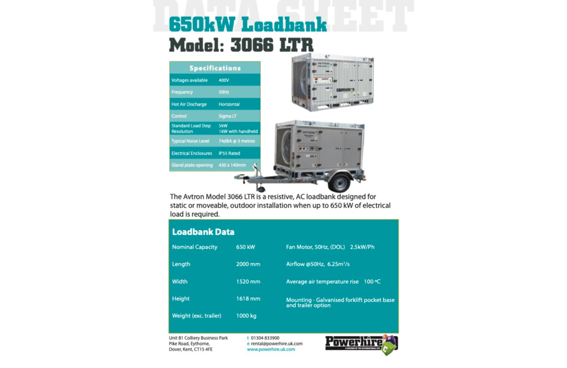 650kW Loadbank