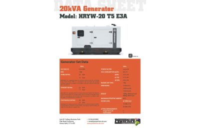 20kVA Generator Hire [Himoinsa]