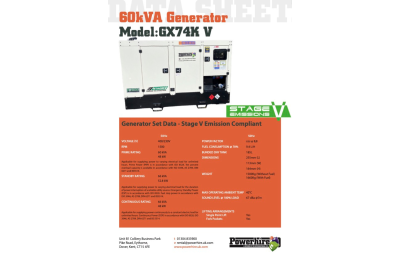 60kVA Generator Hire [Bruno]