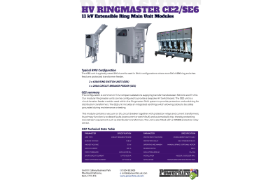 HV Ringmaster CE2/SE6 Protection/Switch