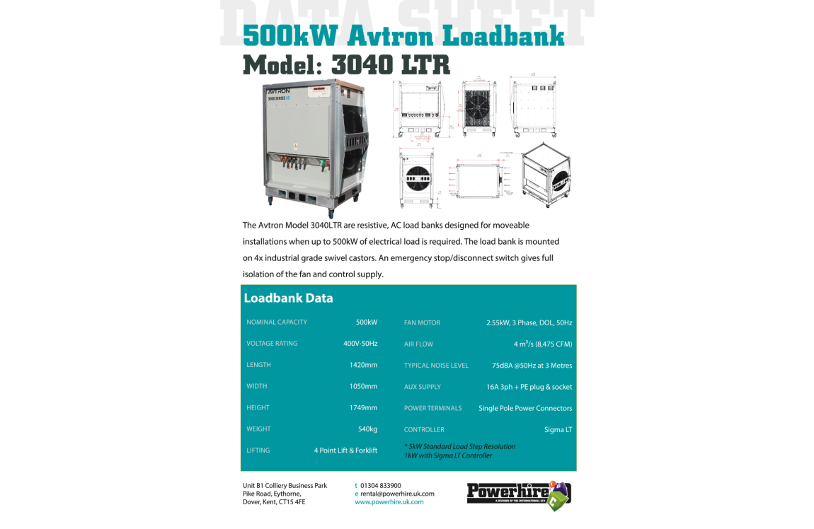 500 kW Loadbank