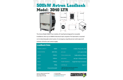 500 kW Loadbank